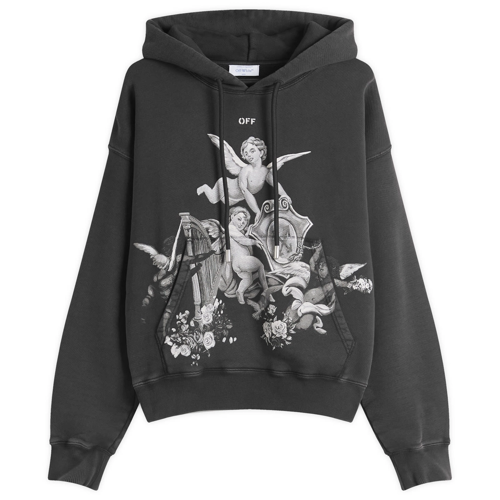 Off White Men's Putti Skate Hoodie Black/White